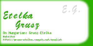 etelka grusz business card